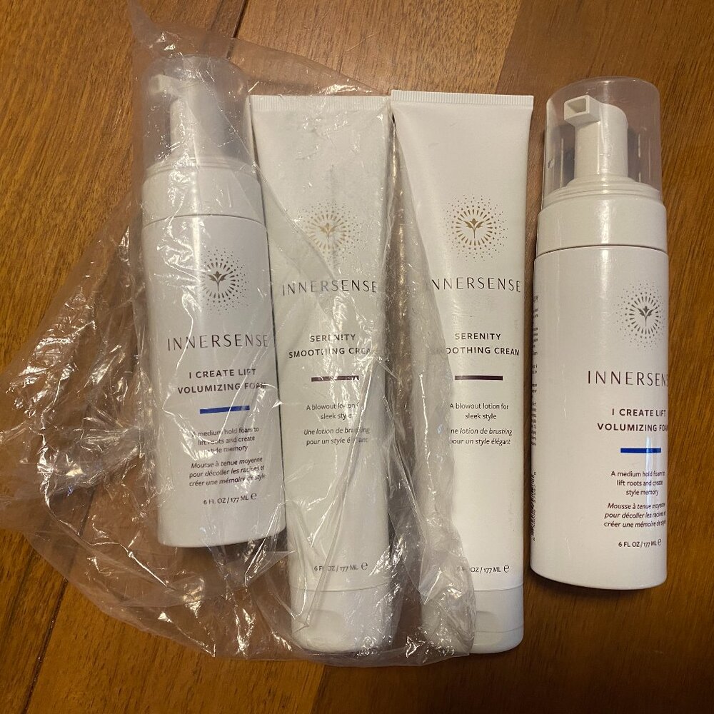 Innersense "I Create Lift" and "Serenity Smoothing Cream" - 4 pack